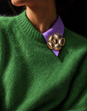 Broche fleur dorée — Lucy in the sky — 2