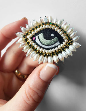 Spilla Occhio «Emerald Dream» — 2