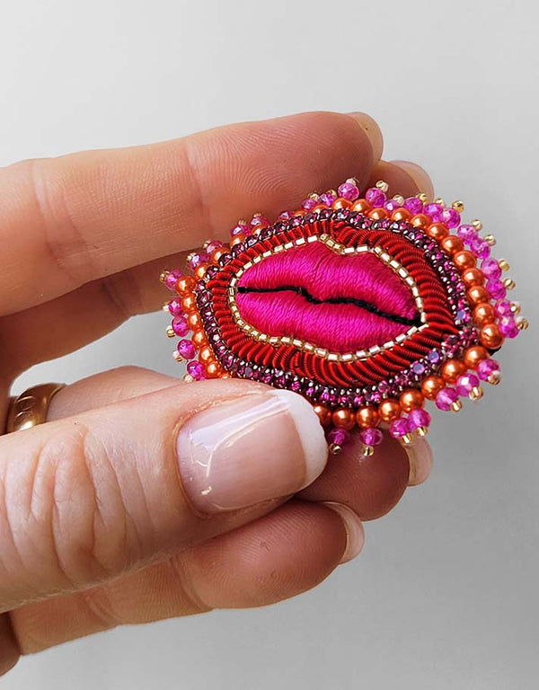 Broche "Ne dis rien" - Taille M