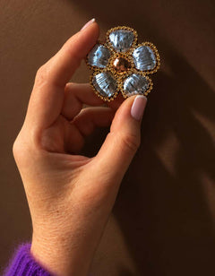 Petite broche fleur modèle 10 — Lucy in the sky — 1