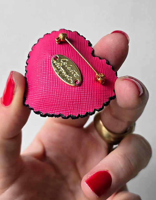 Olivia N. Pop brooch