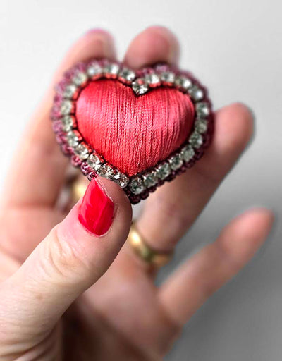 Olivia N. Pop brooch