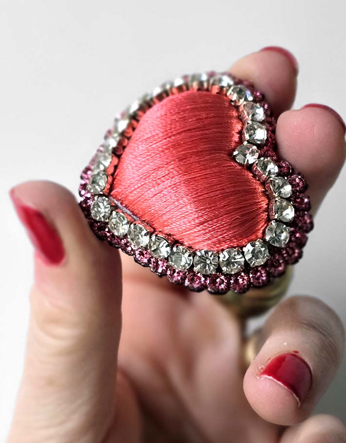 Olivia N. Pop brooch