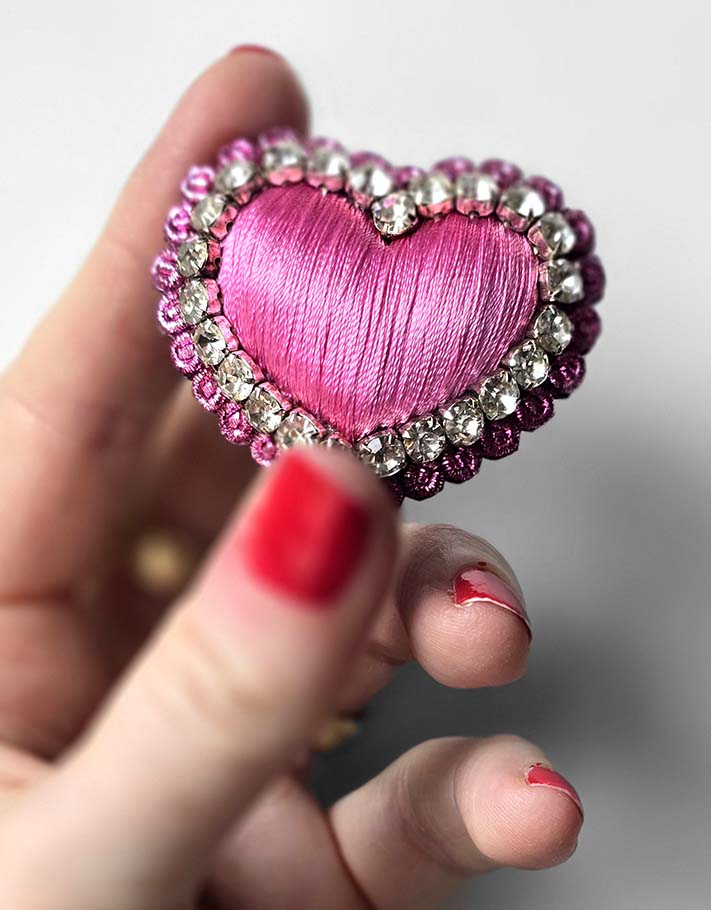 Broche Pop Gloria G., taille S, vue complémentaire