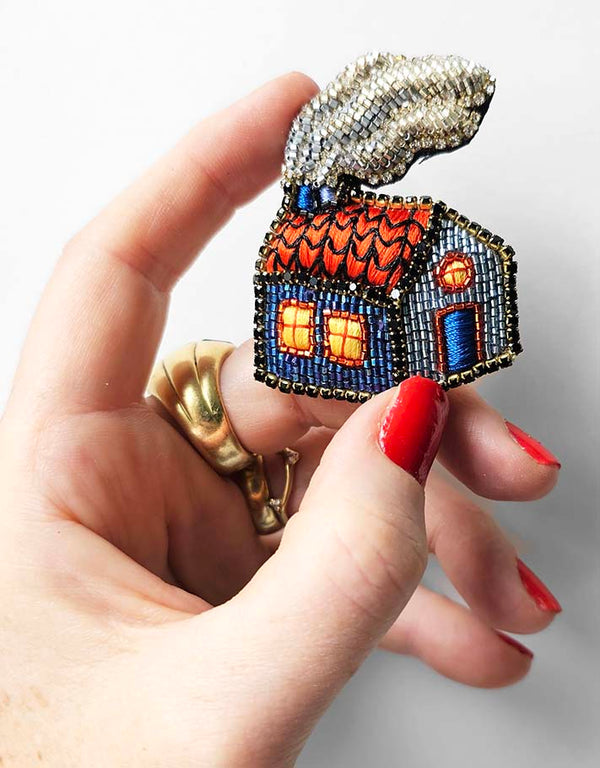 Broche &quot;Le Chalet Enchanté&quot;