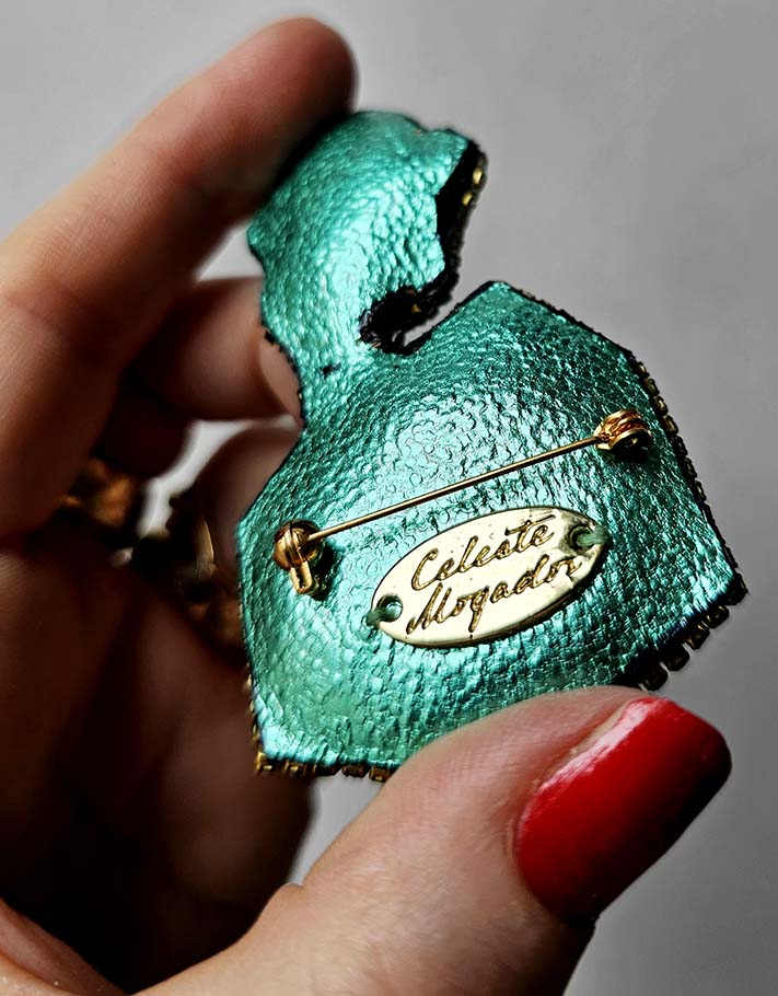 Broche "La Maison Bleue"