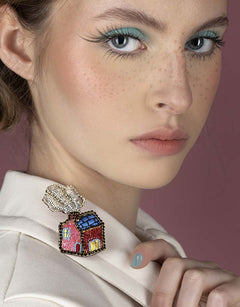 “Candy Cabin” Brooch — 1