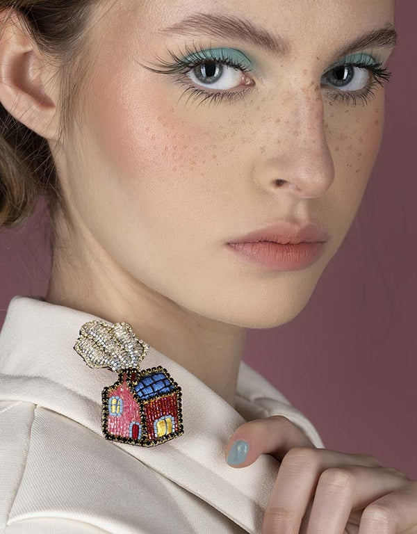 Broche &quot;Cabane Bonbon&quot;