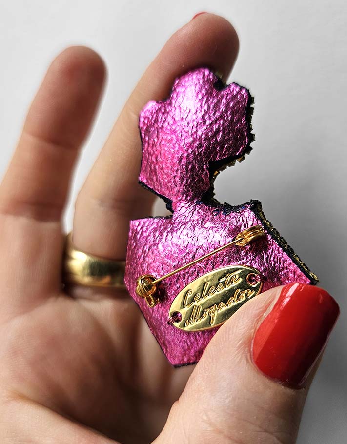 Broche "Cabane Bonbon"