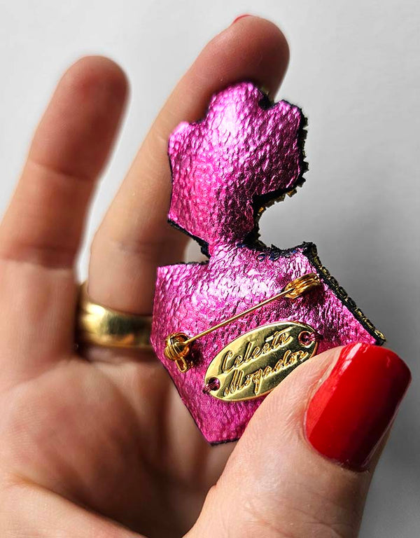 Broche &quot;Cabane Bonbon&quot;