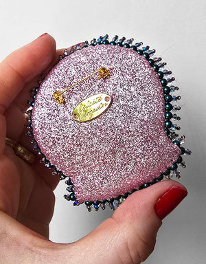 “Moulin Rouge Snow Globe” Brooch — 3