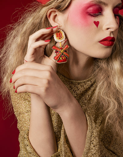Moulin Rouge" earrings