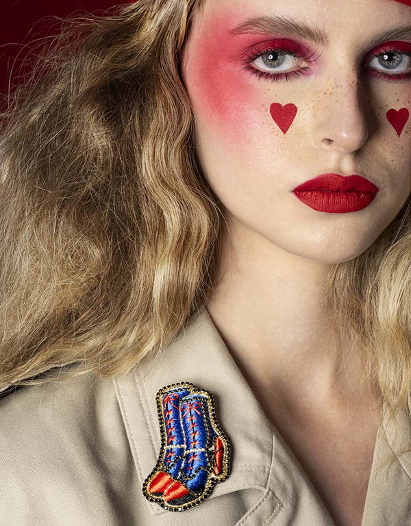 Spilla &quot;Bottines Cancan &quot;