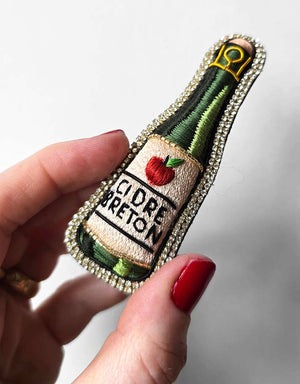 “Locquirec” Brooch – Cider Bottle — 2