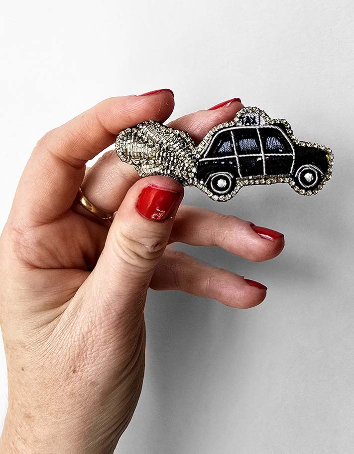 Broche Taxi UK – Taille S