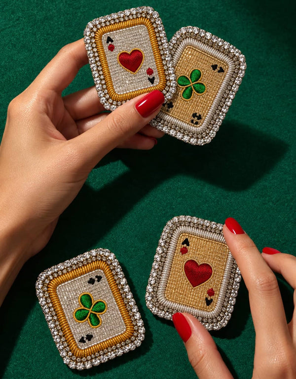 Ace of Hearts Card Brooch – Pre-order, available November 30 — 2