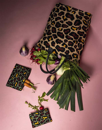 Cabas Le félin brodé à la main / Pré commande disponible fin Novembre