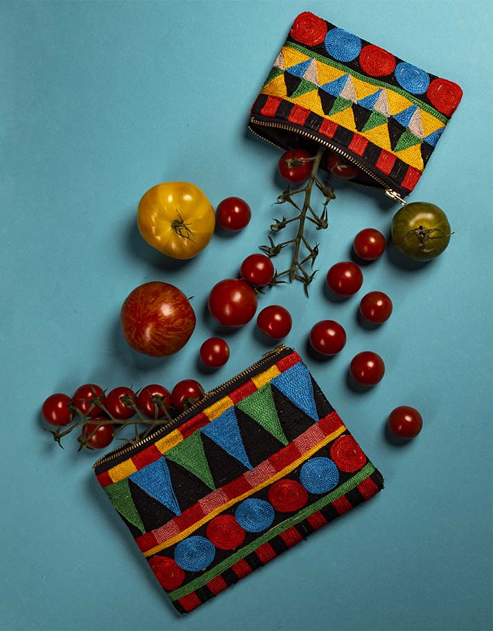 Pochette brodée « Circassienne »