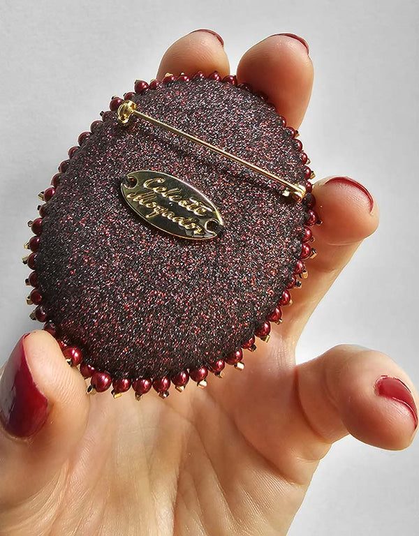 Rose bouquet  brooch