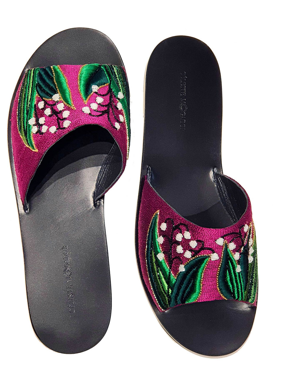 "Lily of the valley" sandals