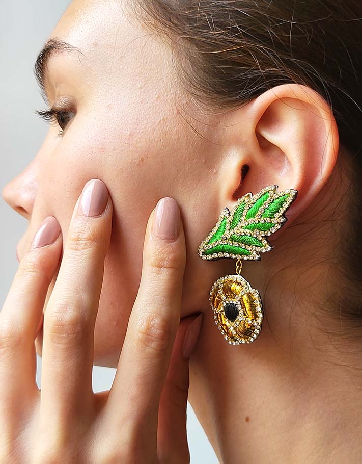 Boucles d’oreilles à clip – Nina S.