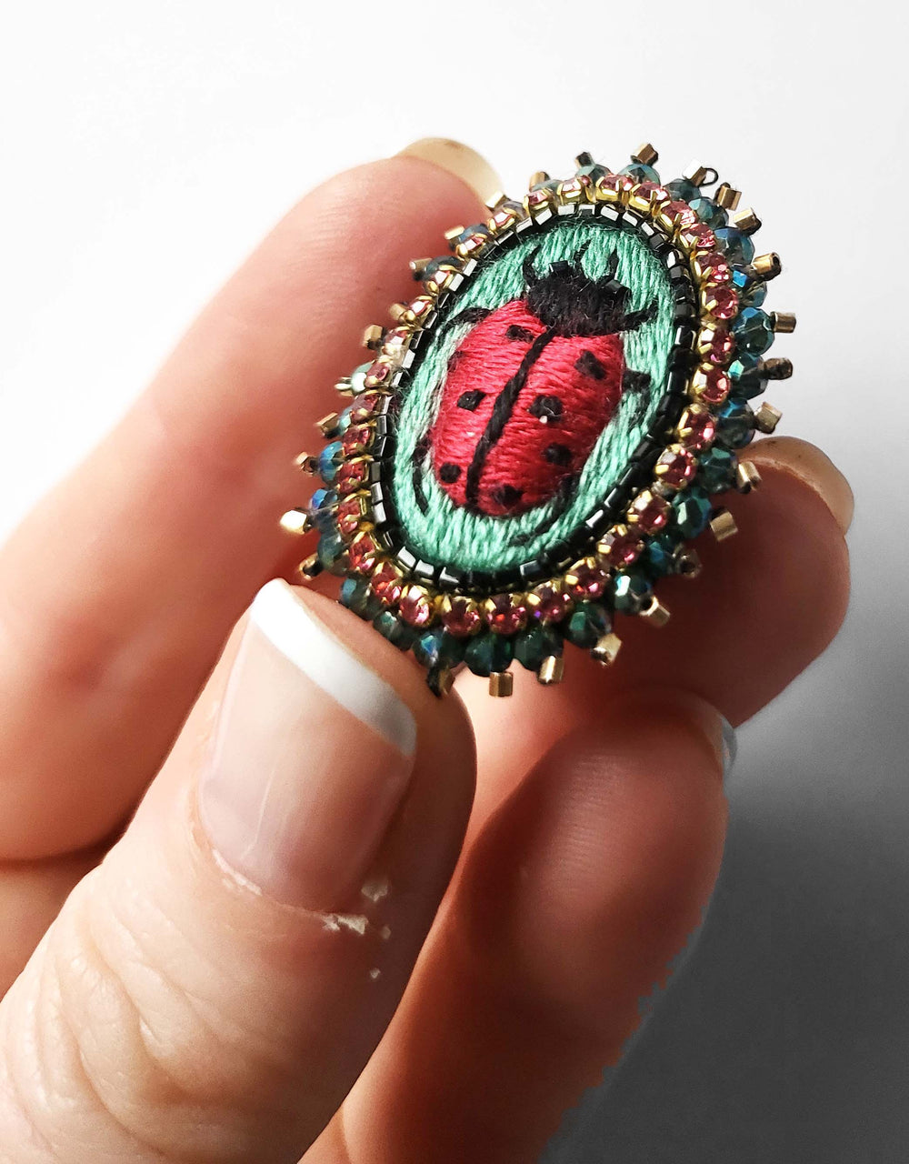 Mini Ladybird Brooch