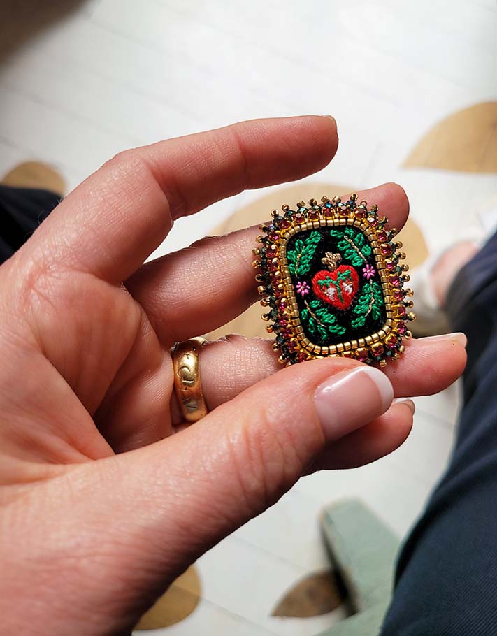 Mini scapular coeur & Trèfle / COLLECTOR #3