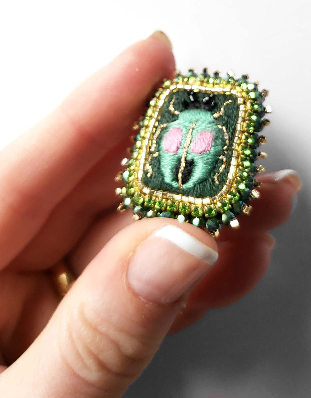 Mini Beetle Brooch