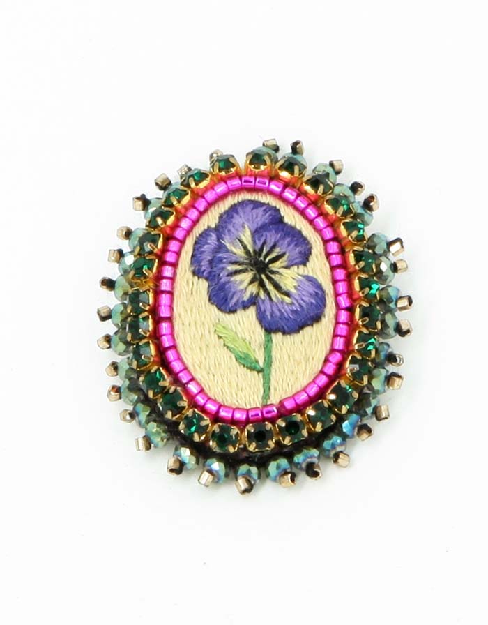 Small Pansy brooch/ COLLECTOR #1