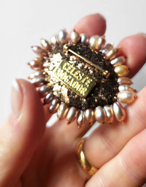 “Enchanting Pearl Eye” Eye Brooch — 3