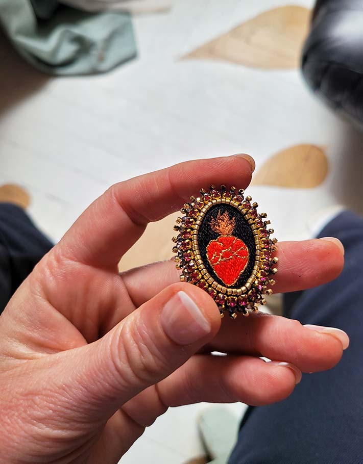 Mini scapular coeur / COLLECTOR #3