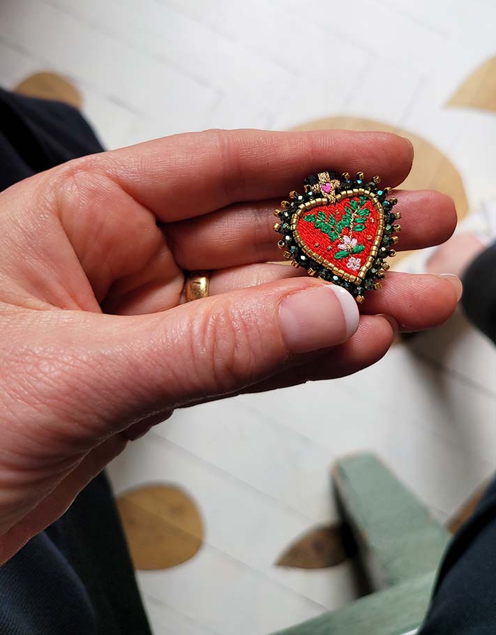 Mini scapular coeur & Trèfle / COLLECTOR #3