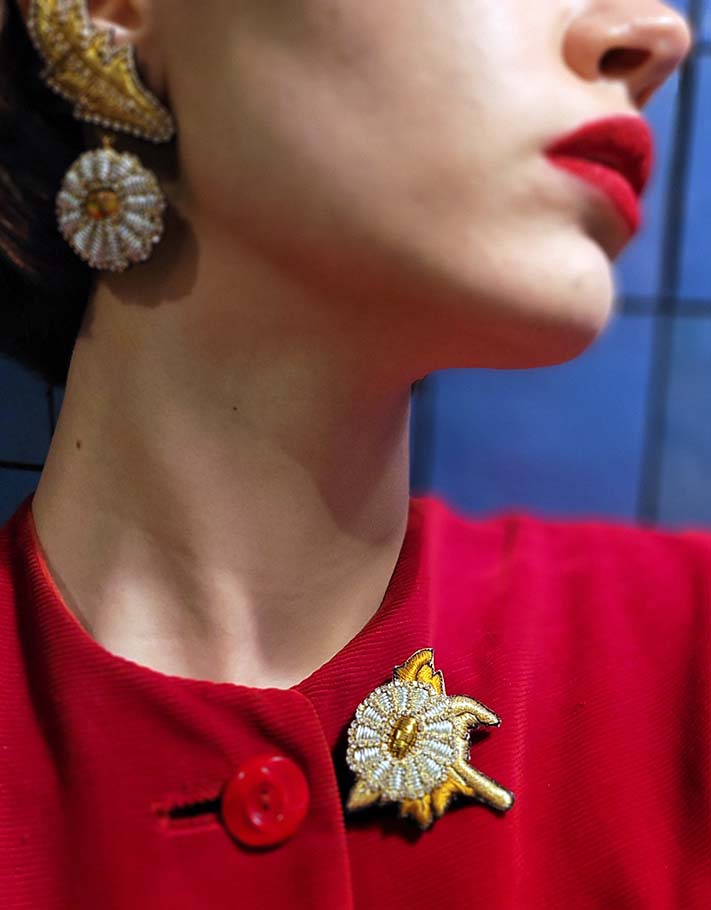 Flower Brooch Diana R