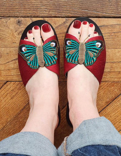 "Butterfly" sandals